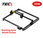 50W CNC Laser  Engraver and Cutting Machine With Air Assist Parts CNC Machine For leather- 60X60 Inches